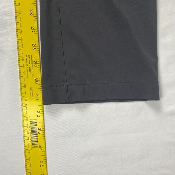 Volcom Pants Mens 32 (33) True To This Chino Gray Stretch Lightweight Skate - Picture 13 of 16